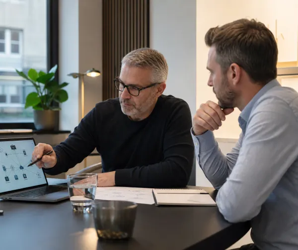 Persönliche IT-Beratung zwischen HDN und einem Unternehmenskunden