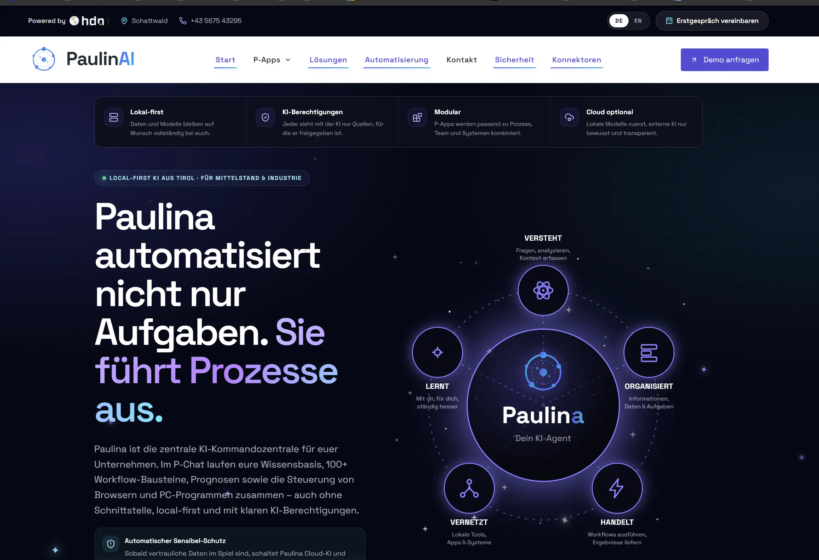 PaulinAI product website